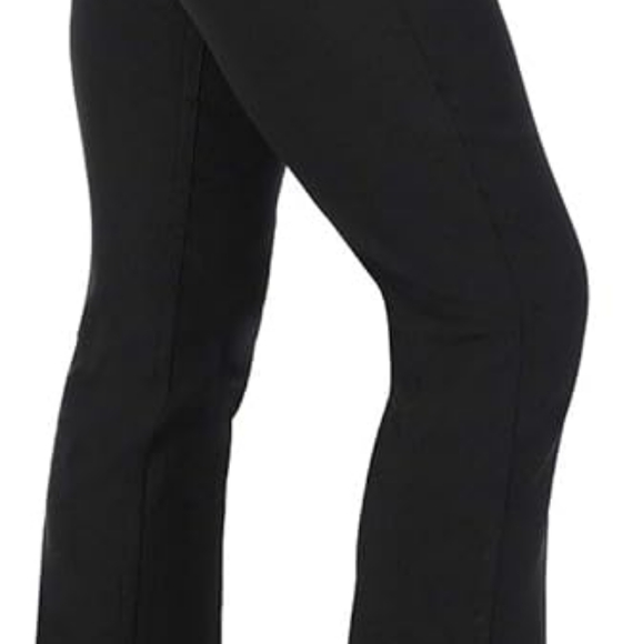 NWT Rekucci Women's Straight Leg Pant with Tummy Control. Black. 14 petite - Picture 3 of 10